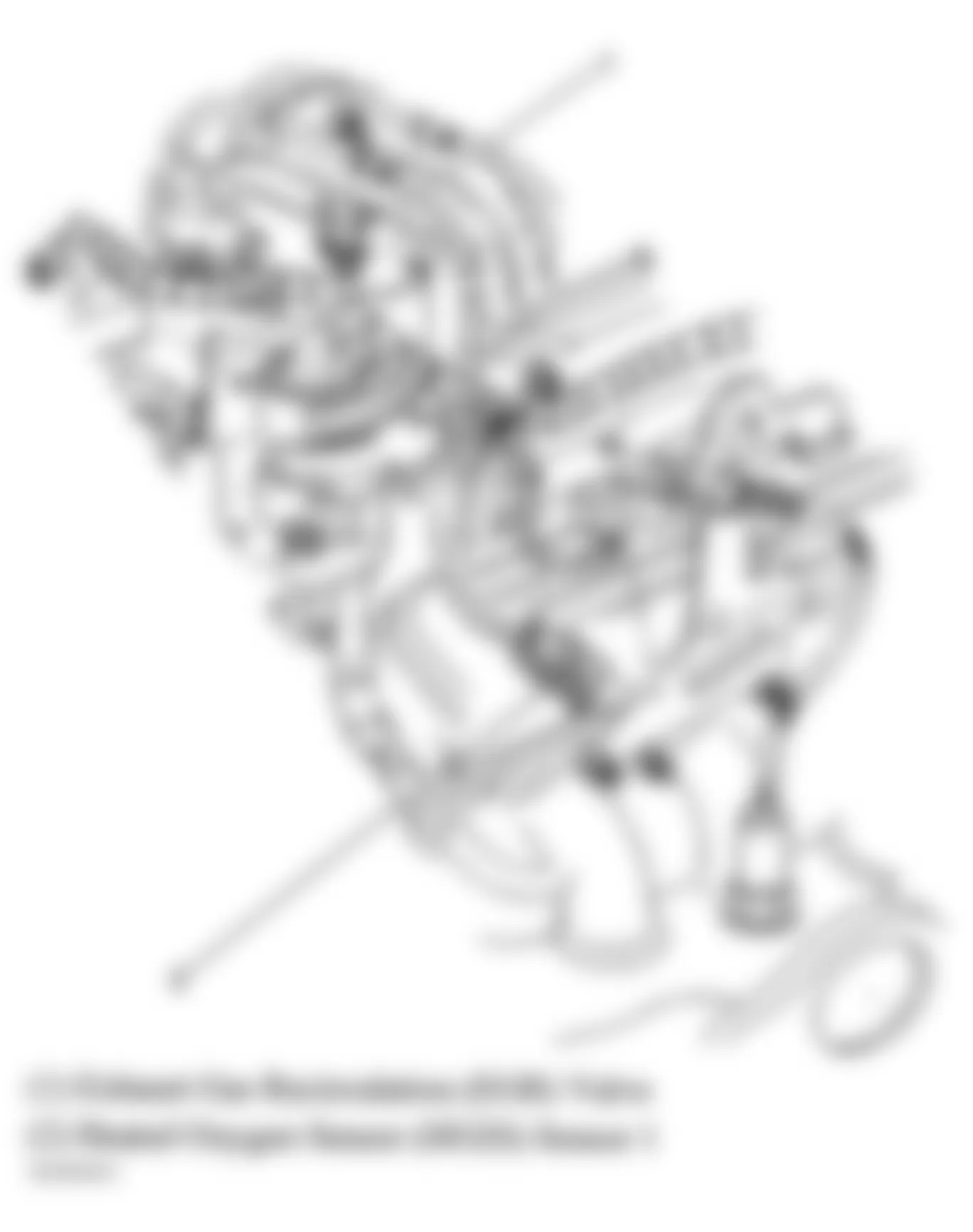 Buick LaCrosse Super 2009 - Component Locations -  Upper Rear Of Engine (3.8L)