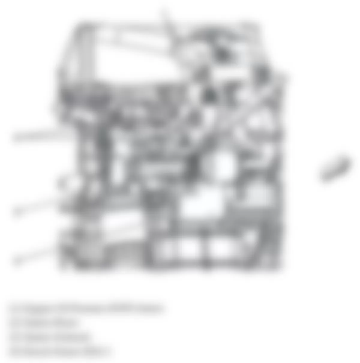 Buick Lucerne CXL 2009 - Component Locations -  Lower Left Rear Of Engine (3.9L)