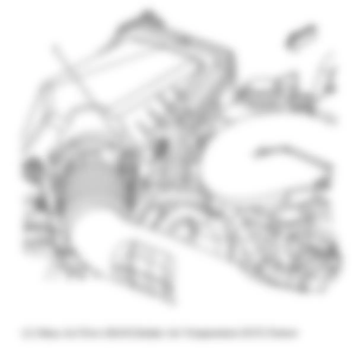 Buick Lucerne CXL 2009 - Component Locations -  Top Rear Of Engine (3.9L)