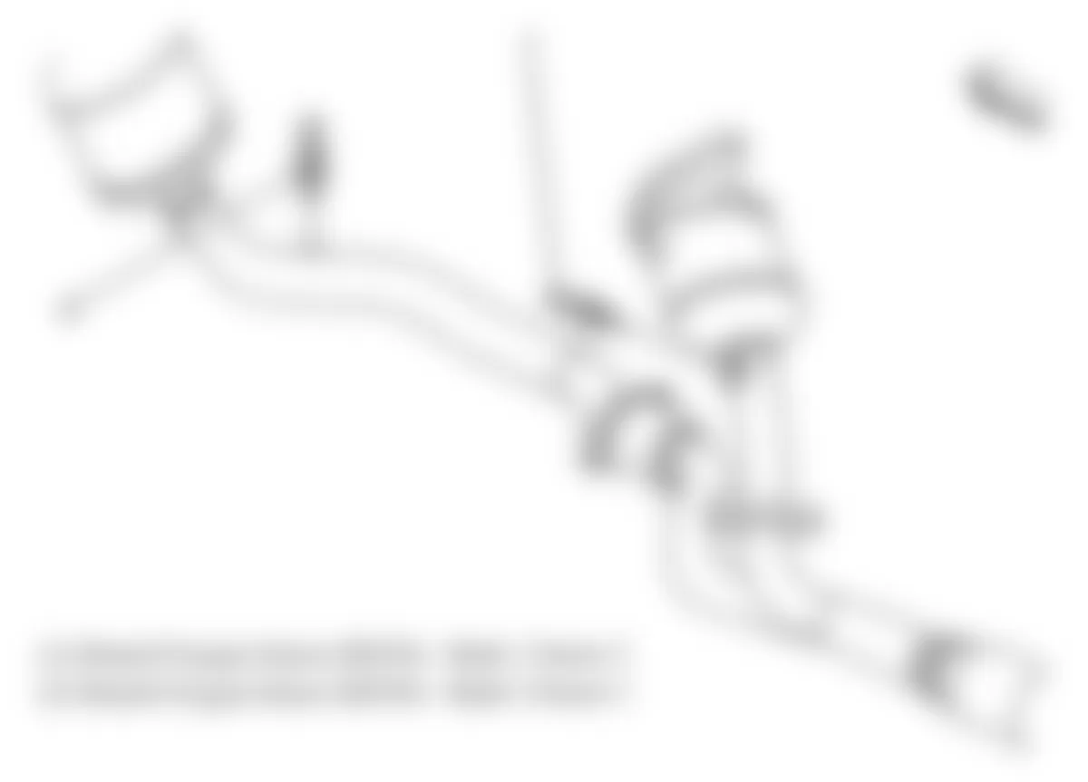 Buick Lucerne CXL 2009 - Component Locations -  Exhaust (3.9L)