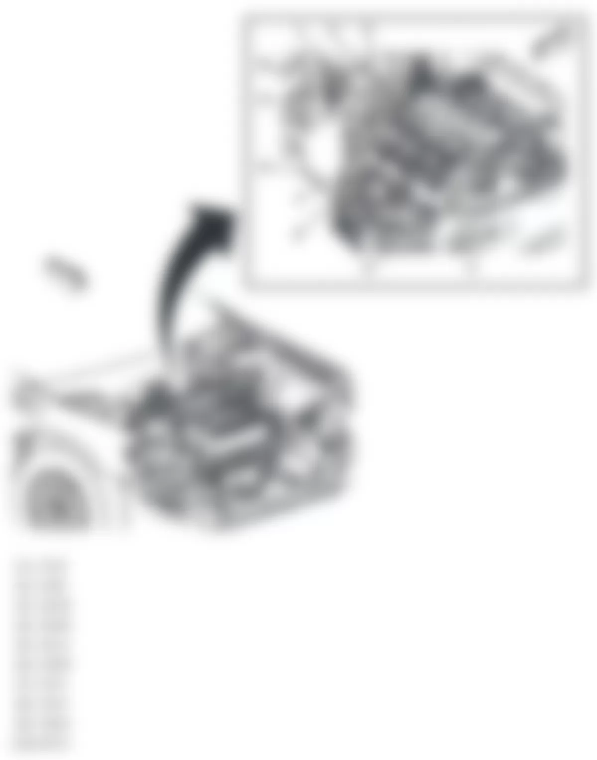 Buick Lucerne CXL 2009 - Component Locations -  Engine Compartment (4.6L)