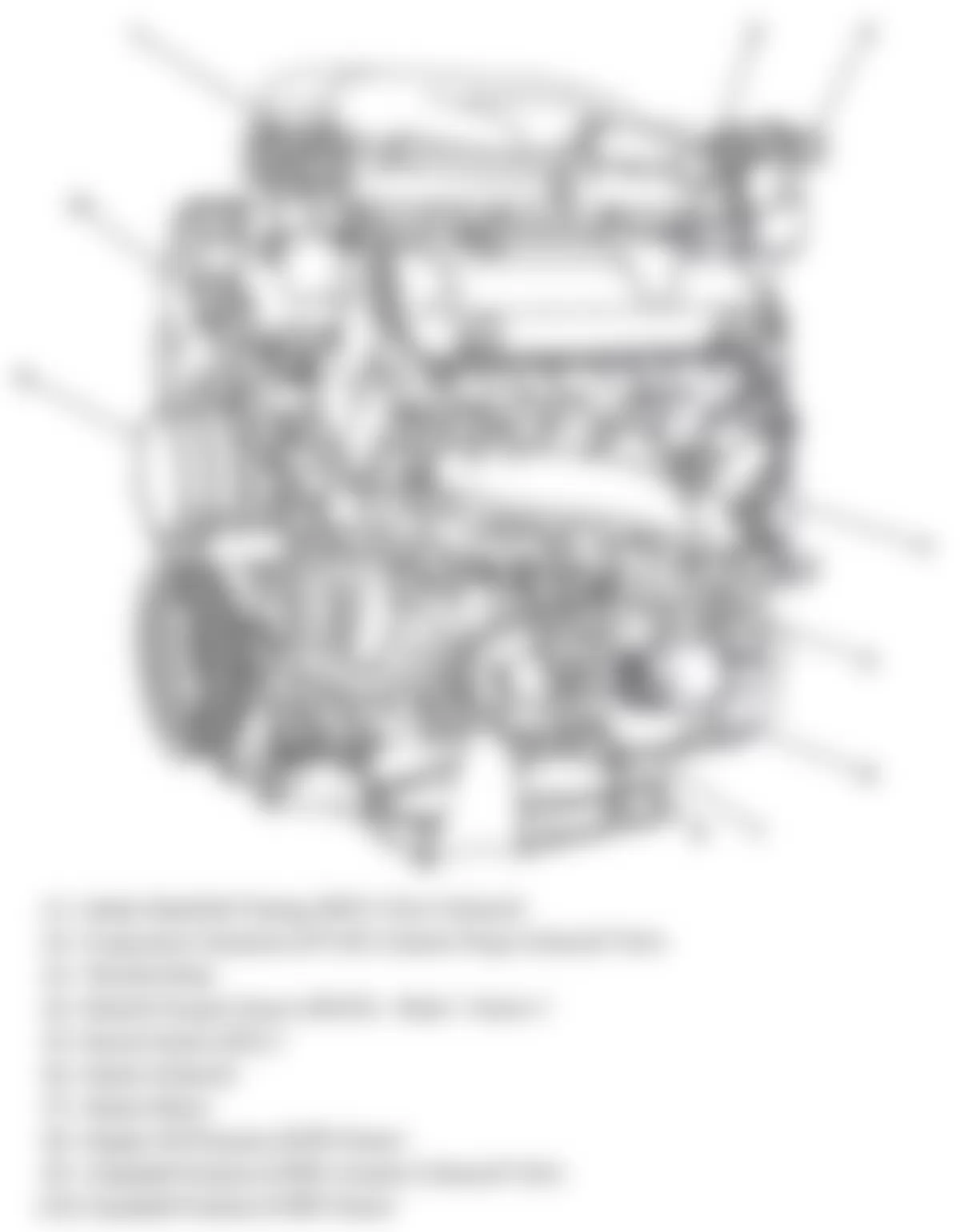 Buick Lucerne Super 2009 - Component Locations -  Left Side Of Engine (3.9L)