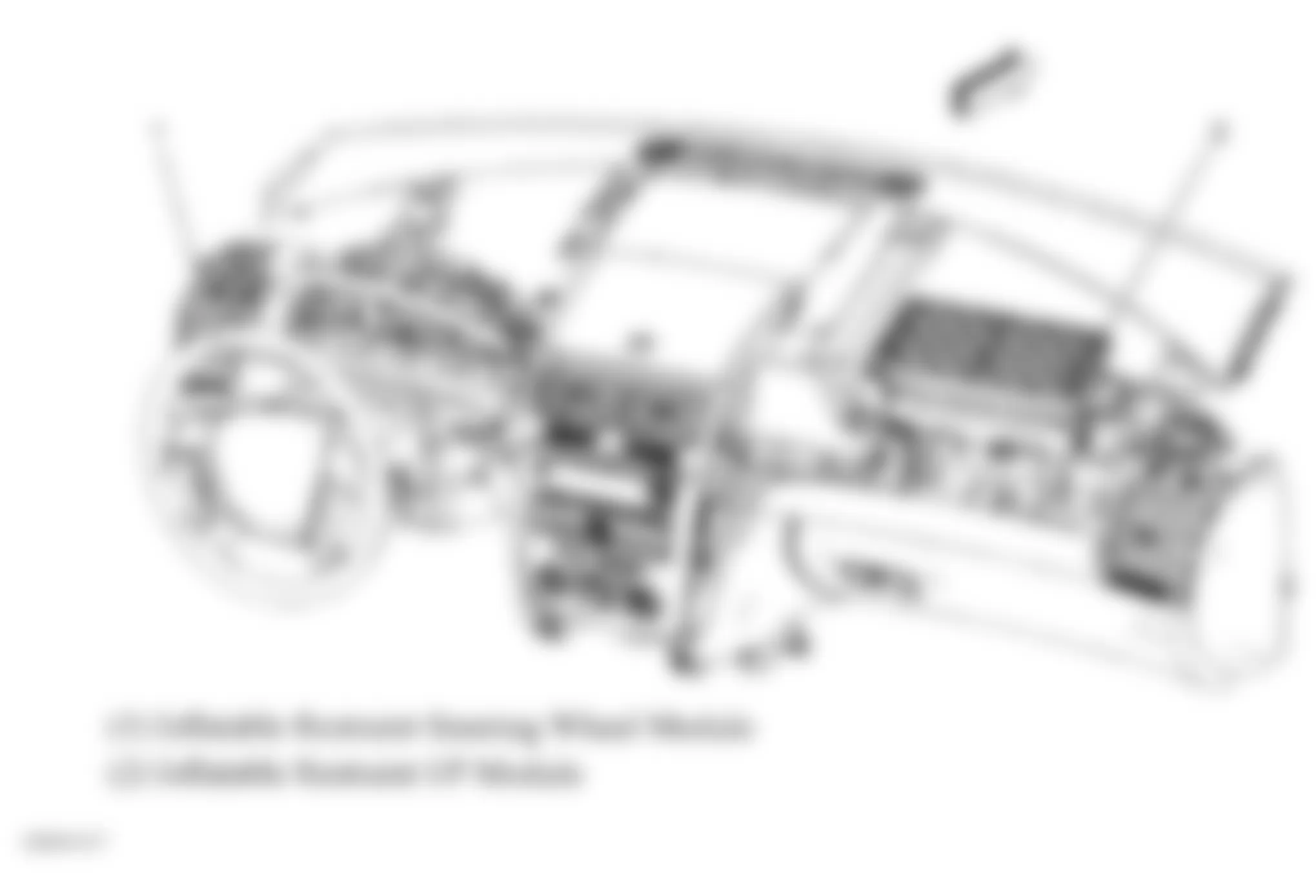 Buick Enclave CXL 2010 - Component Locations -  Dash