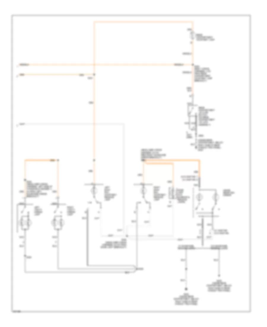 Courtesy Lamps Wiring Diagram 2 of 2 for Buick Century Limited 2005