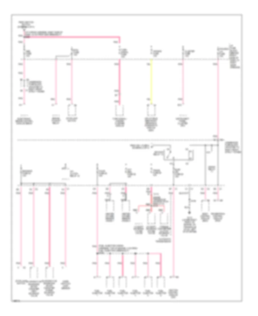 Power Distribution Wiring Diagram (3 of 3) for Buick Century Limited 2005