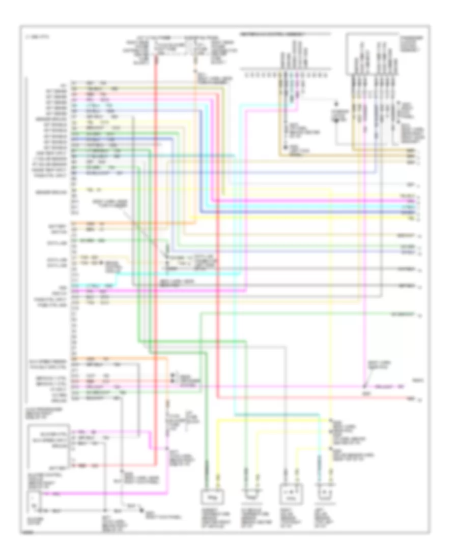 Air Conditioning Wiring Diagrams 1 of 2 for Buick Riviera 1997