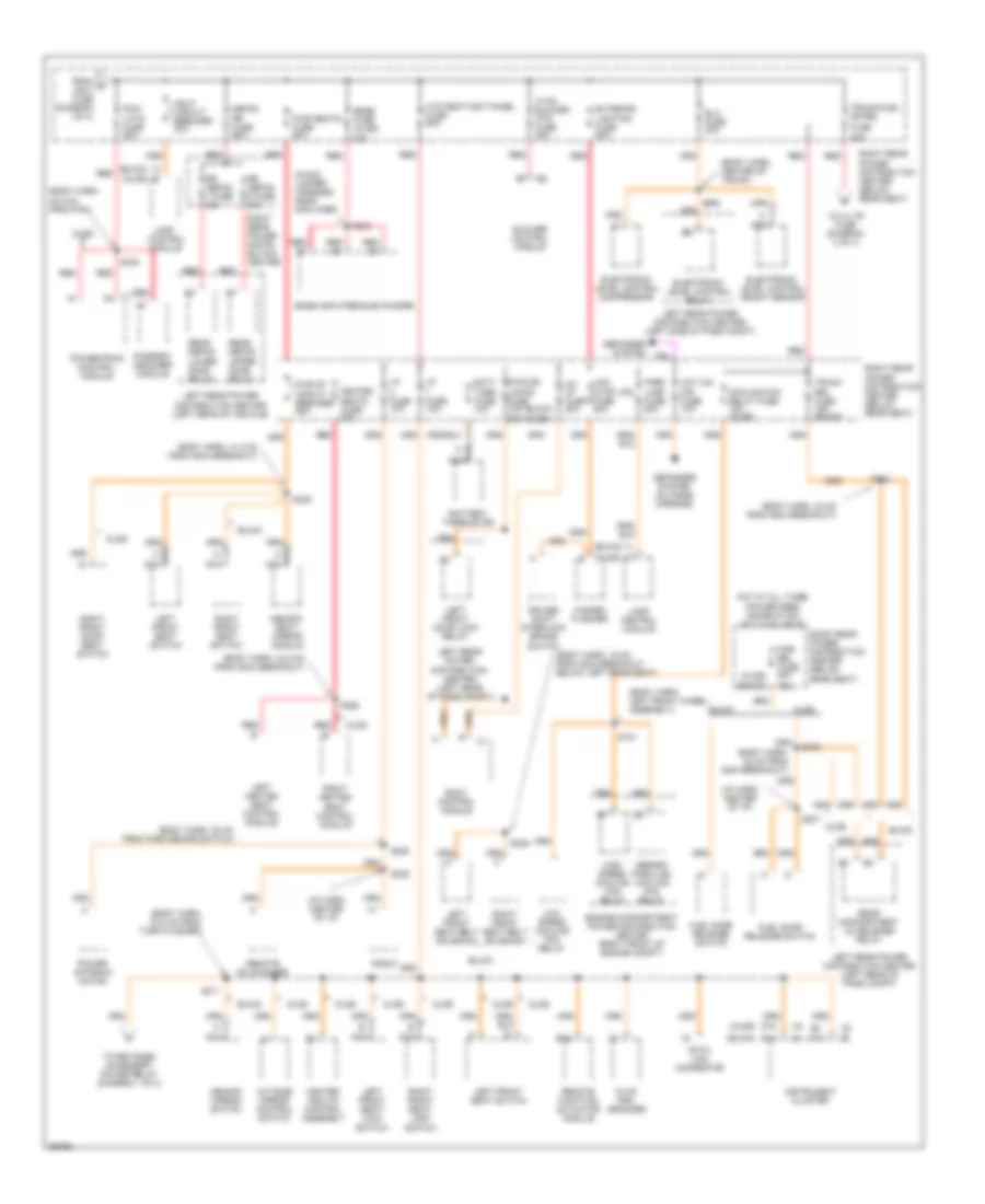 Power Distribution Wiring Diagram 2 of 4 for Buick Riviera 1997