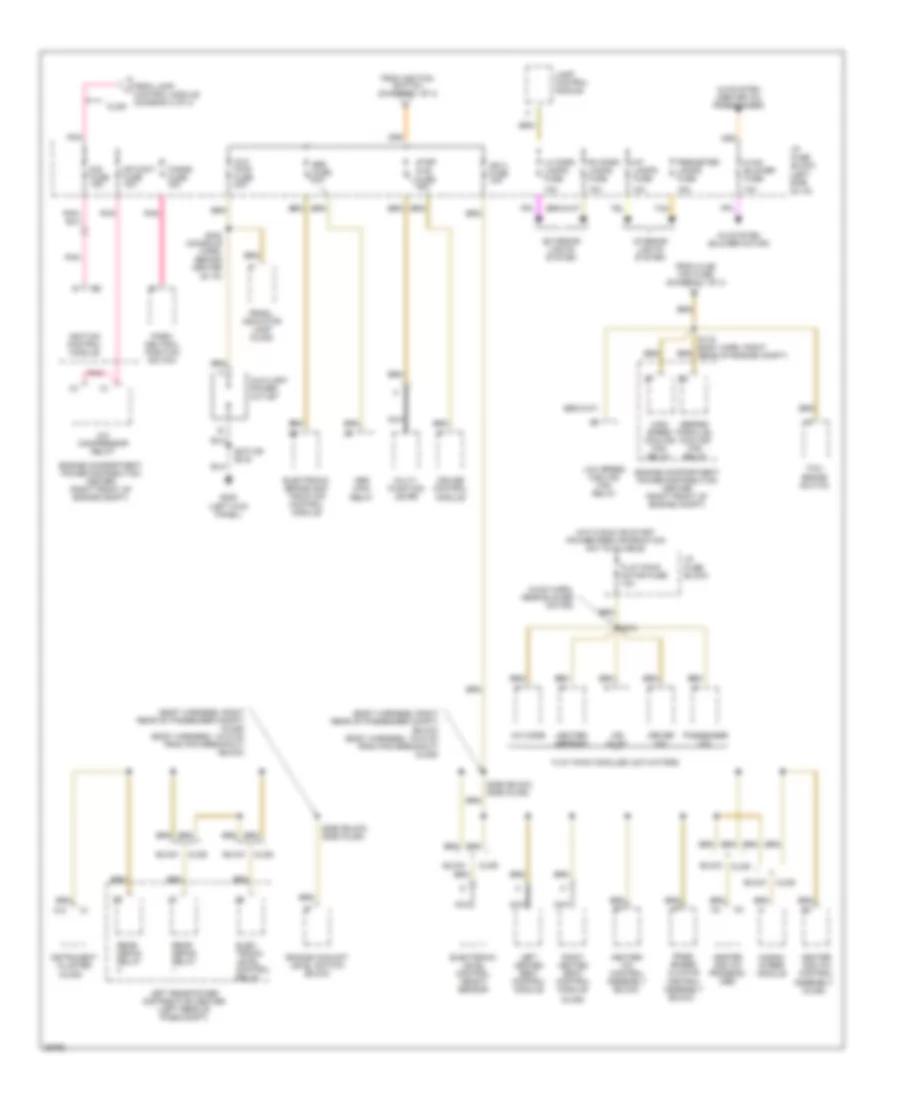 Power Distribution Wiring Diagram (4 of 4) for Buick Riviera 1997