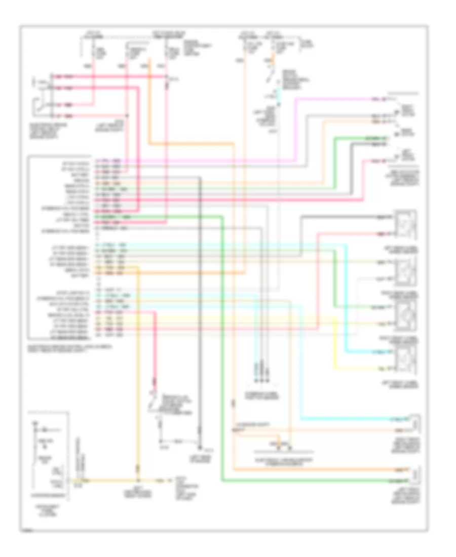 Anti lock Brake Wiring Diagrams for Buick Skylark Custom 1997