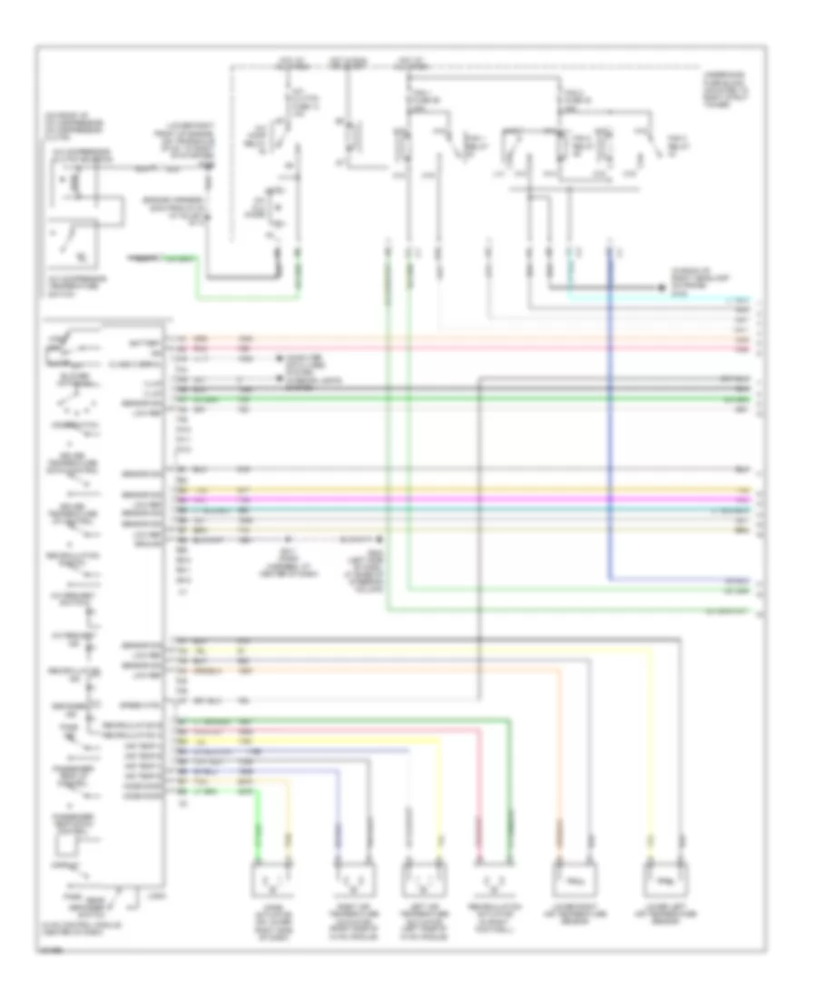 3.6L VIN 7, Automatic AC Wiring Diagram (1 of 2) for Buick LaCrosse CXL 2005