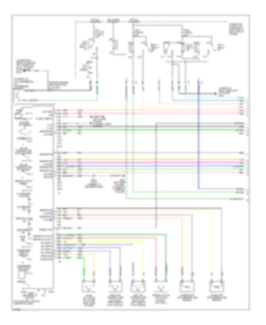 3.8L VIN 2, Automatic AC Wiring Diagram (1 of 2) for Buick LaCrosse CXL 2005