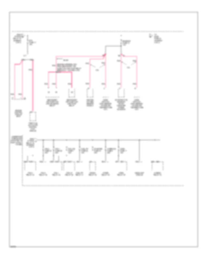 Power Distribution Wiring Diagram (3 of 4) for Buick LaCrosse CXL 2005