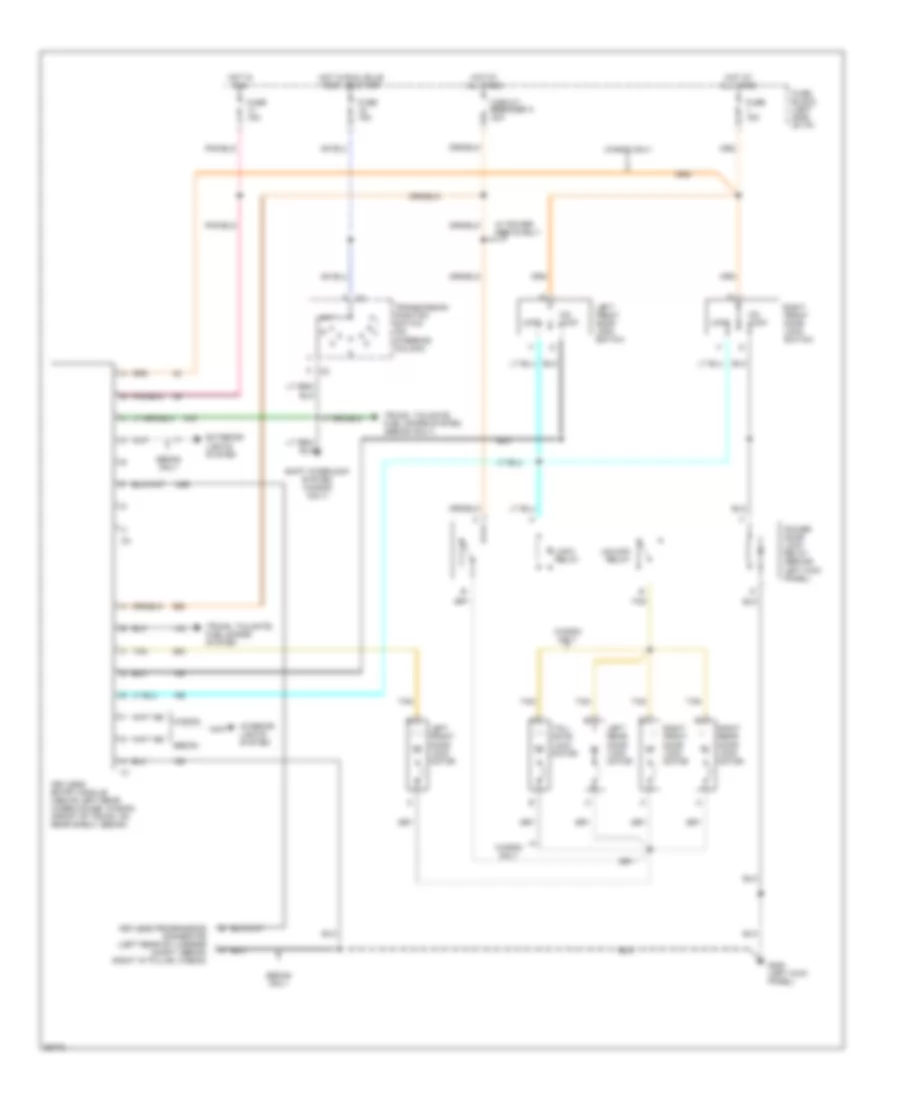 Keyless Entry Wiring Diagram for Buick Roadmaster 1992