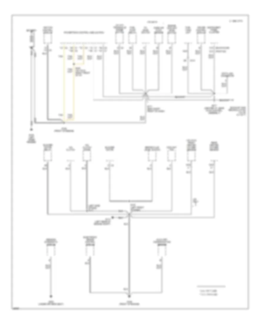 Ground Distribution Wiring Diagram 1 of 3 for Buick Skylark Limited 1997
