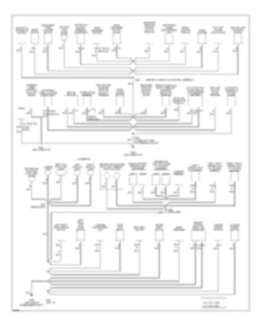 Ground Distribution Wiring Diagram 2 of 3 for Buick Skylark Limited 1997
