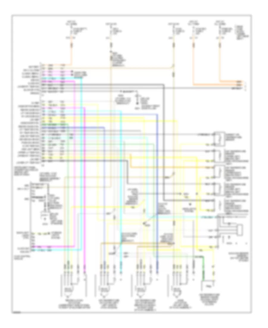 Automatic A C Wiring Diagram 1 of 2 for Buick LeSabre Custom 2005