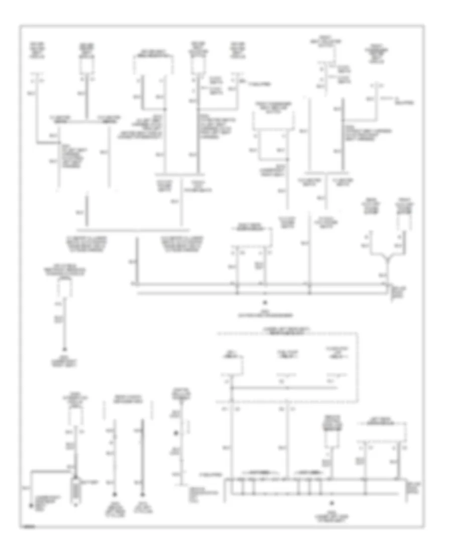 Ground Distribution Wiring Diagram 3 of 4 for Buick LeSabre Custom 2005