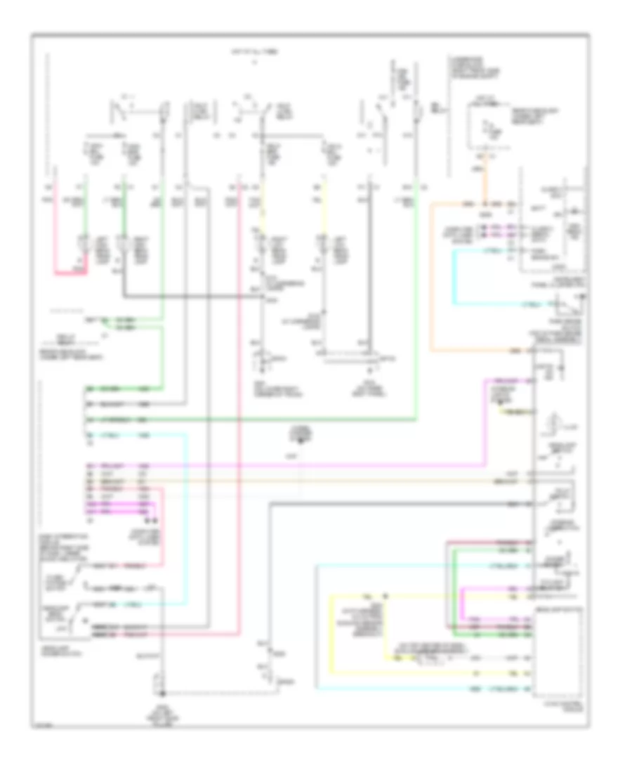 Headlights Wiring Diagram, with Manual AC for Buick LeSabre Custom 2005