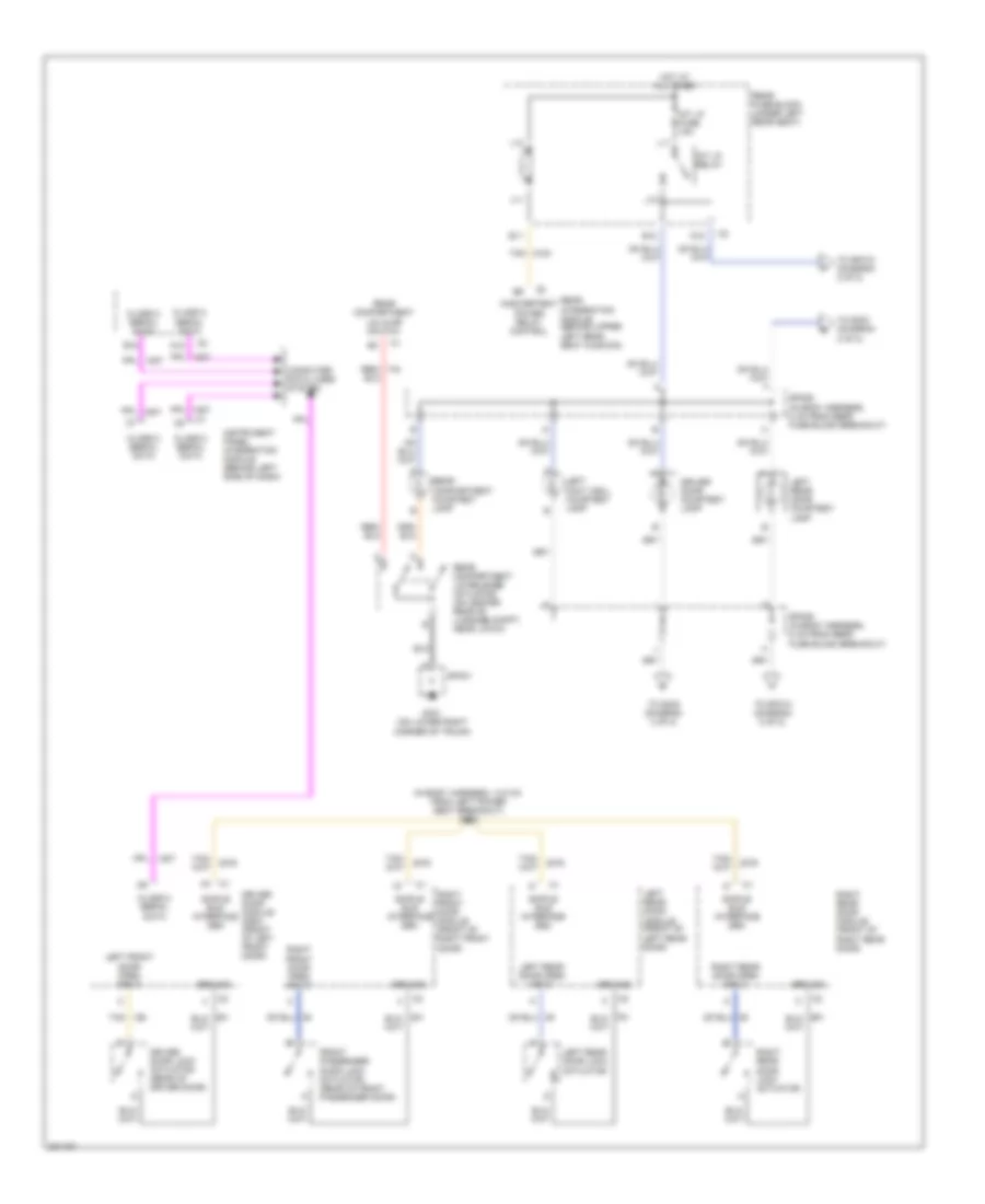 Courtesy Lamps Wiring Diagram 1 of 2 for Buick LeSabre Custom 2005