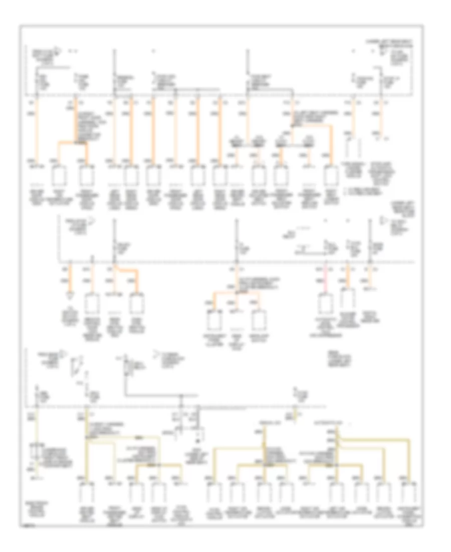 Power Distribution Wiring Diagram 3 of 4 for Buick LeSabre Custom 2005