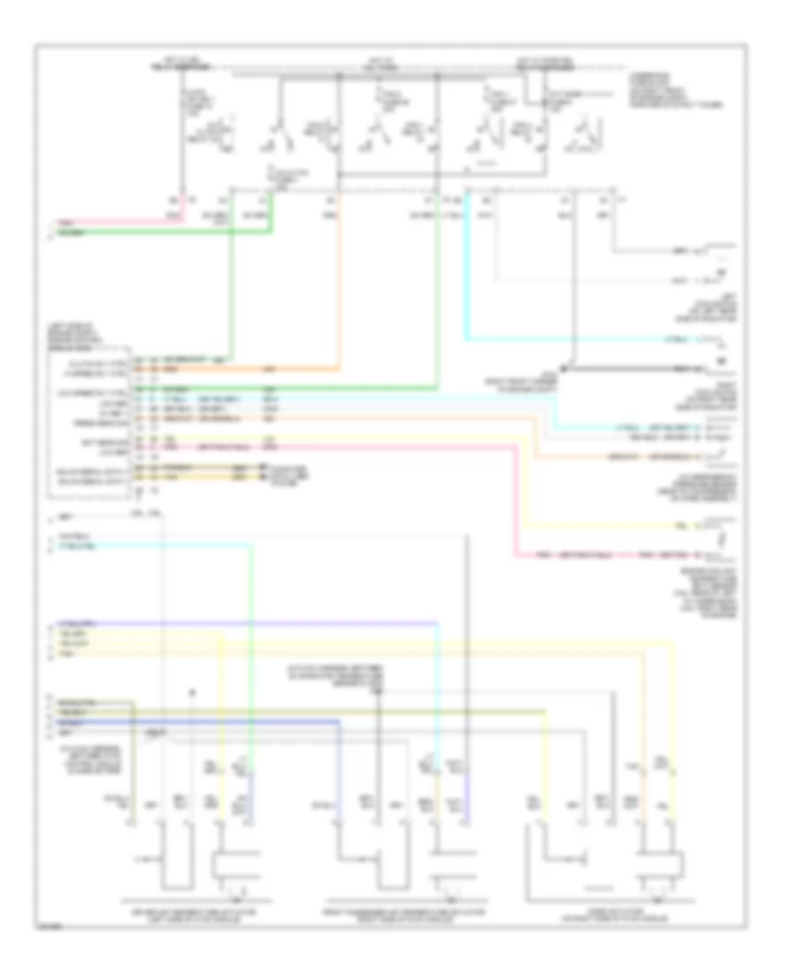 Automatic A C Wiring Diagram 2 of 2 for Buick Lucerne Super 2009