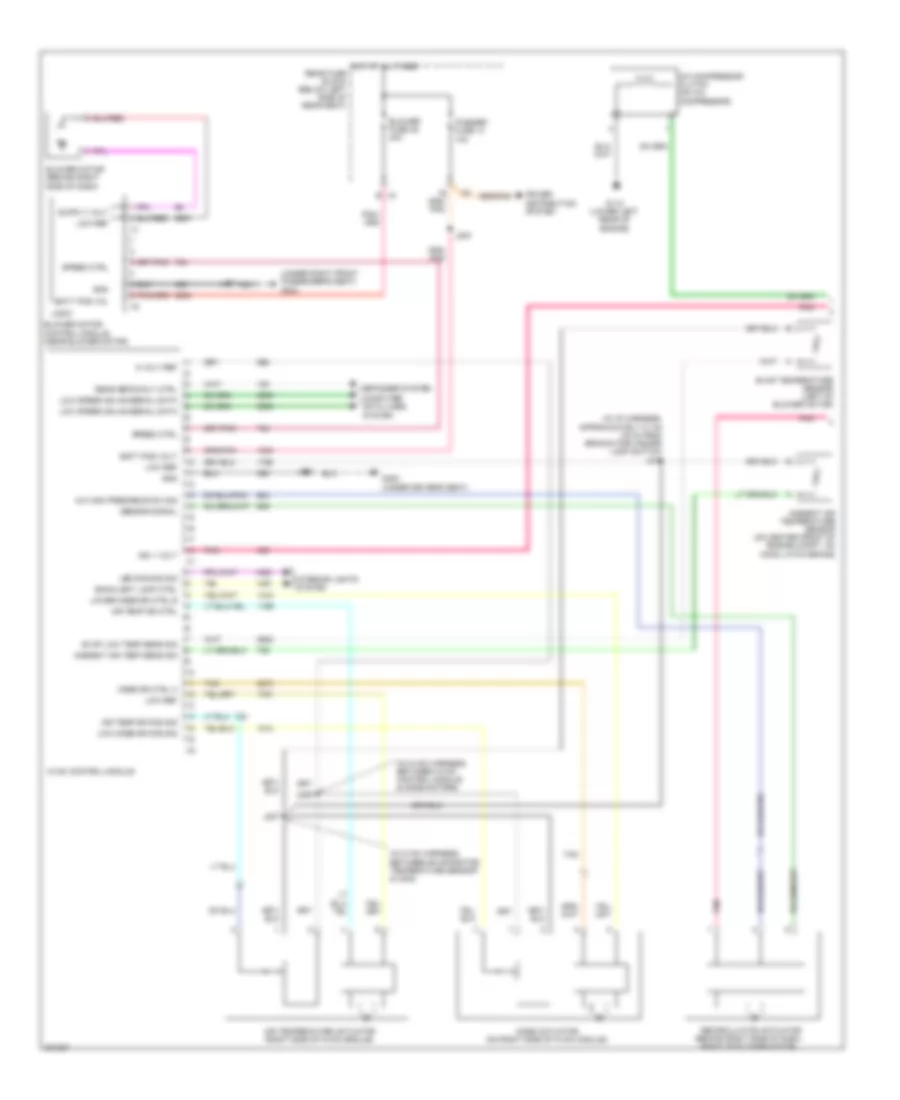 Manual A C Wiring Diagram 1 of 2 for Buick Lucerne Super 2009