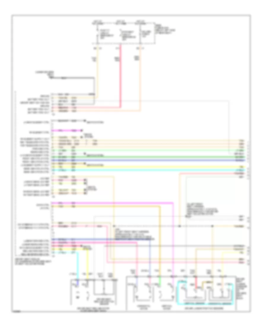 Memory Systems Wiring Diagram 1 of 3 for Buick Lucerne Super 2009