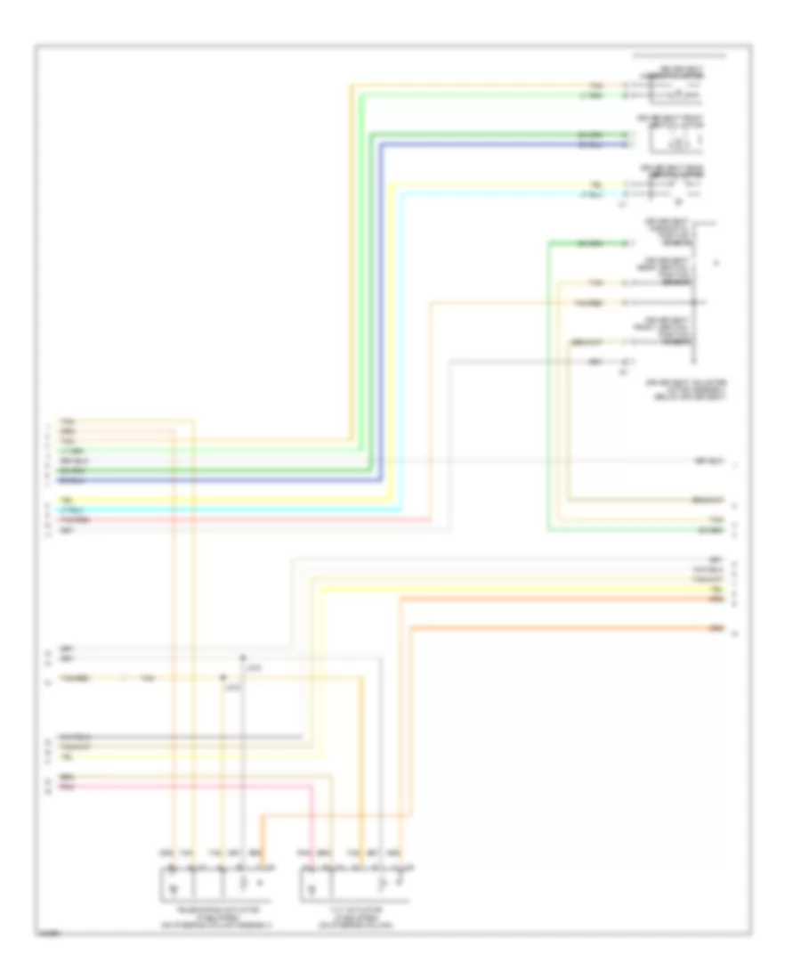 Memory Systems Wiring Diagram 2 of 3 for Buick Lucerne Super 2009