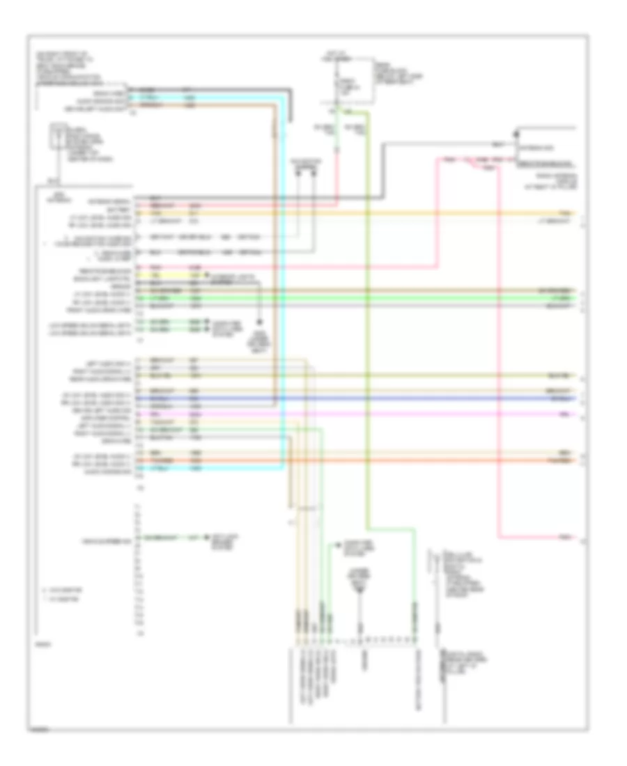 Radio Wiring Diagram with Amplifier 1 of 2 for Buick Lucerne Super 2009