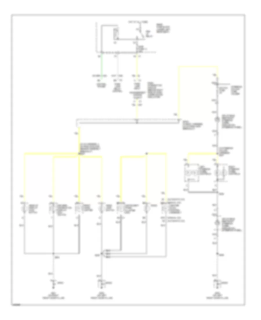 Instrument Illumination Wiring Diagram 1 of 2 for Buick LeSabre Limited 2005