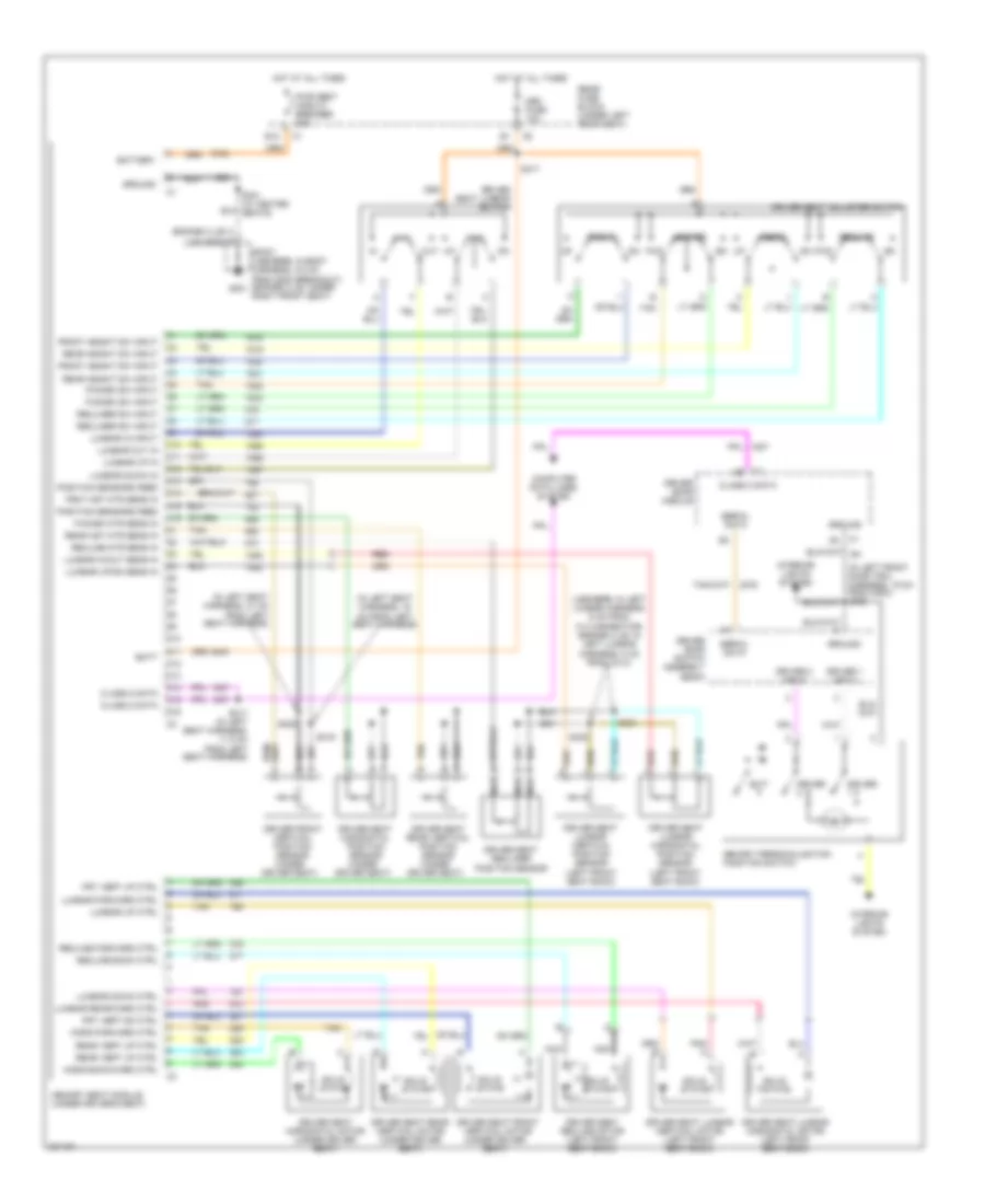 Memory Seat Wiring Diagram for Buick LeSabre Limited 2005