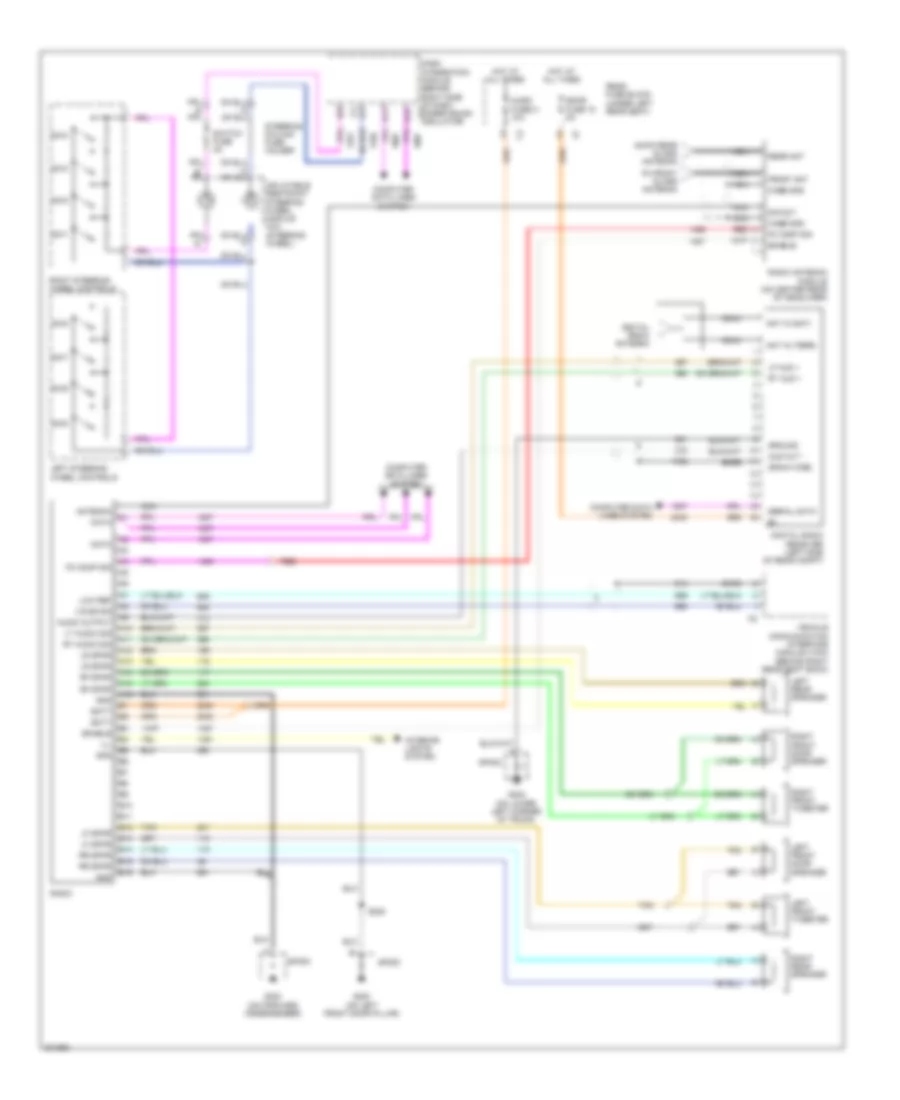 Radio Wiring Diagram for Buick LeSabre Limited 2005