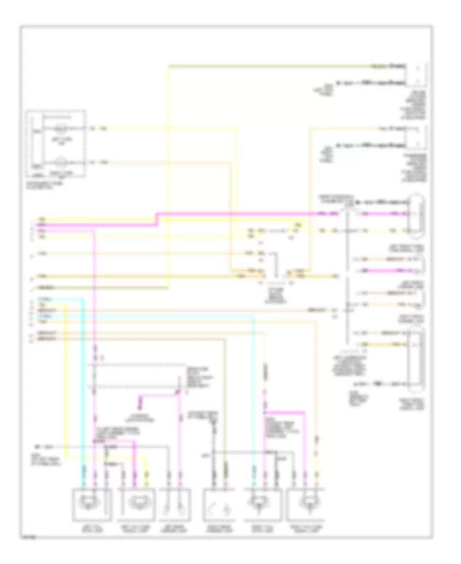 Exterior Lamps Wiring Diagram 2 of 2 for Buick Park Avenue 2005