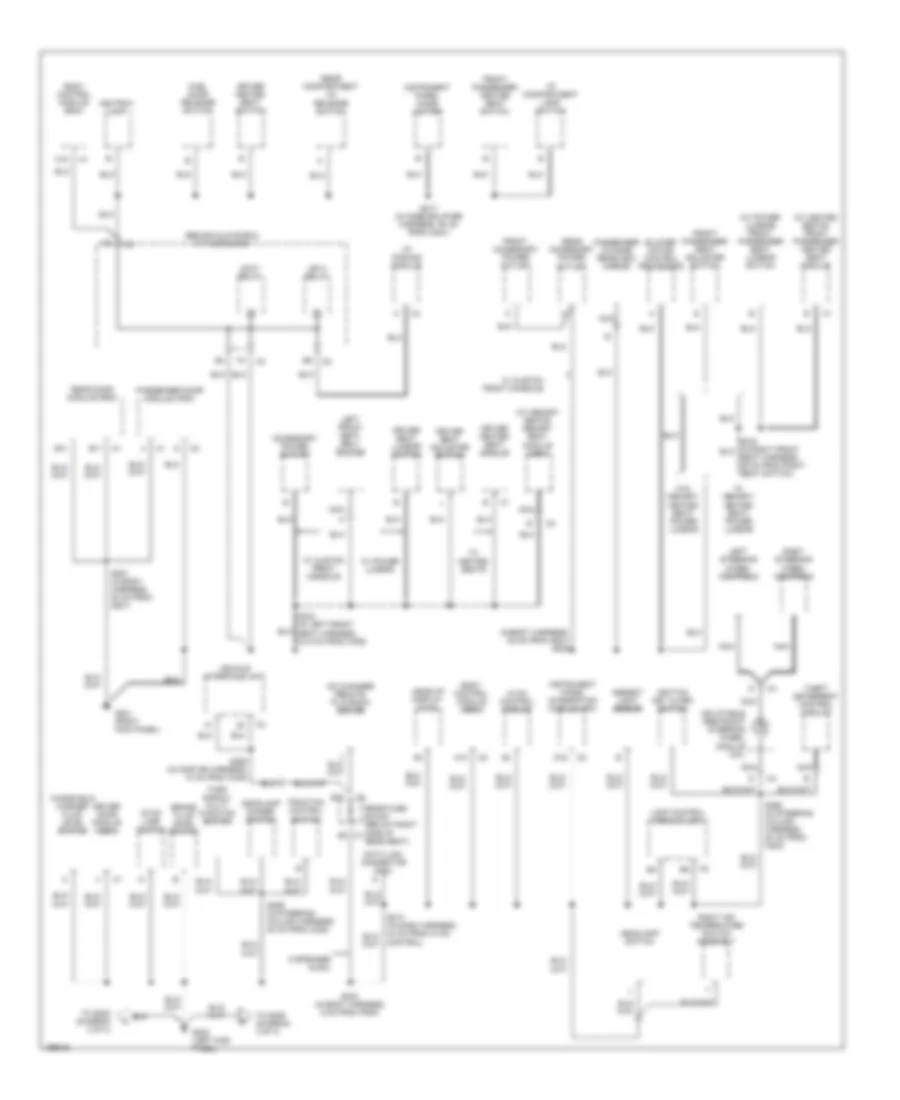 Ground Distribution Wiring Diagram (2 of 3) for Buick Park Avenue 2005