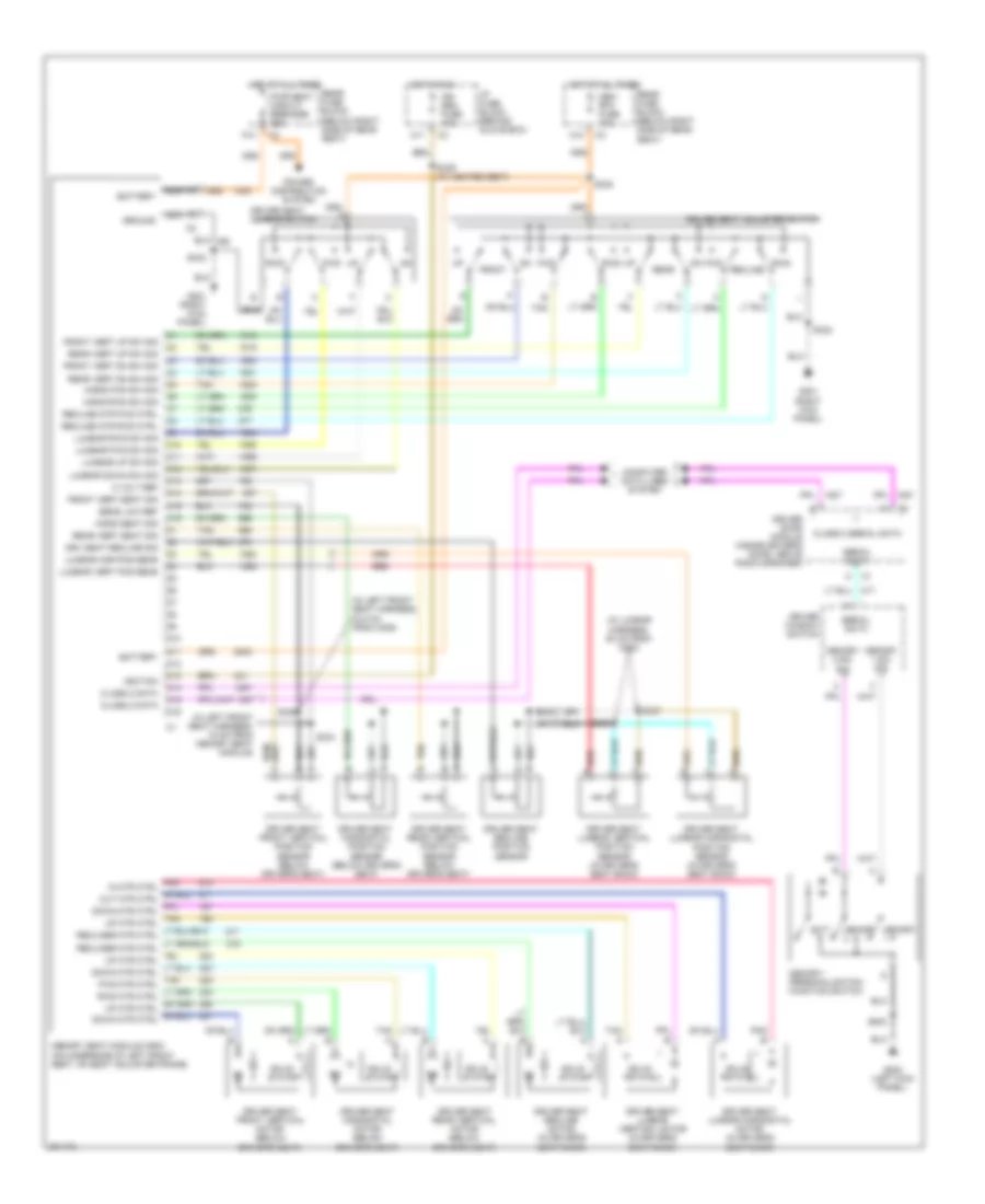 Memory Seat Wiring Diagram for Buick Park Avenue 2005
