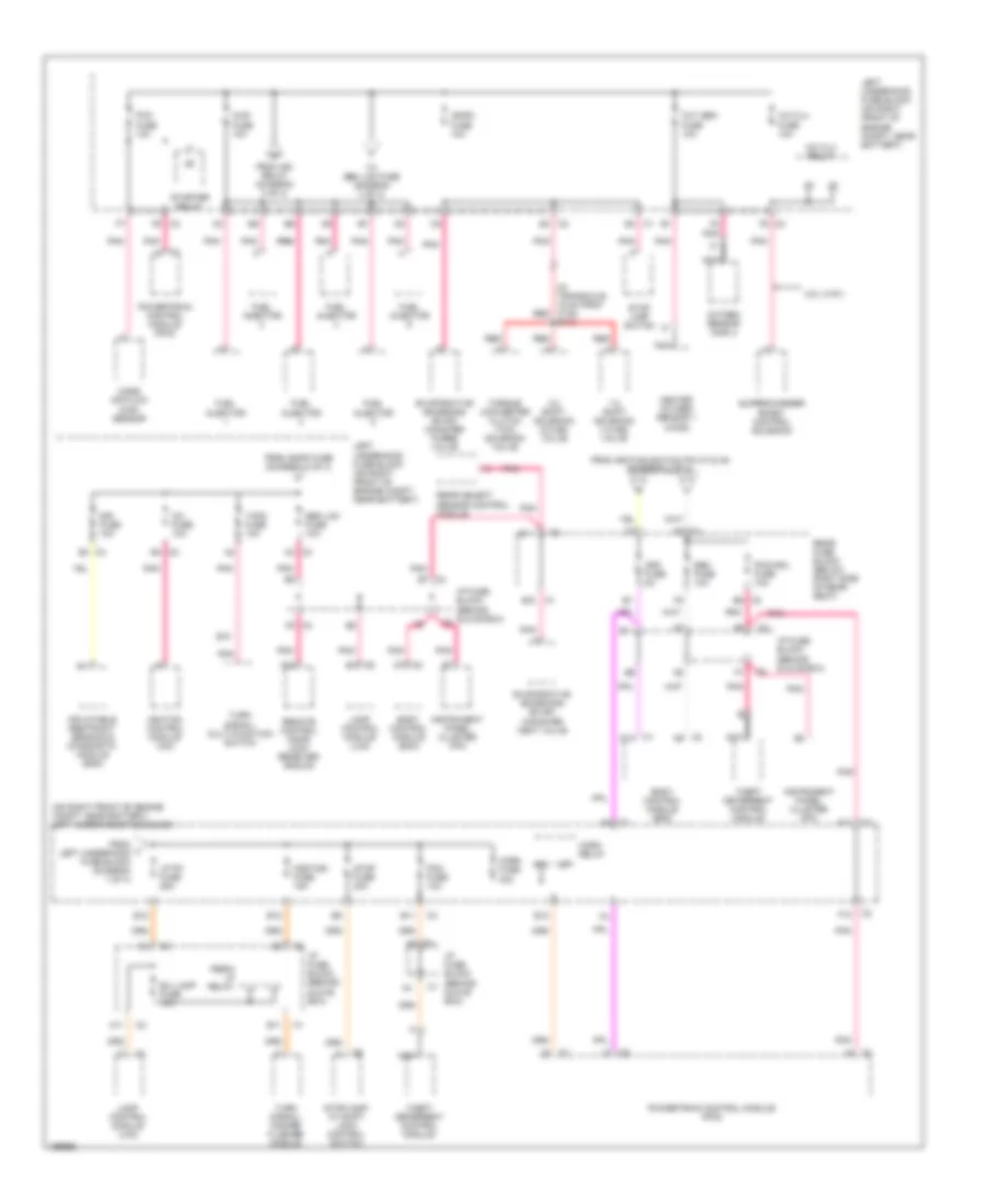 Power Distribution Wiring Diagram 4 of 4 for Buick Park Avenue 2005