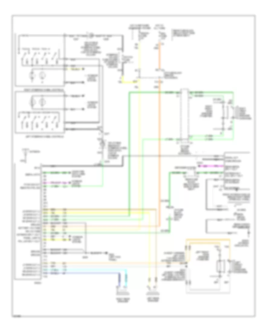 Base Radio Wiring Diagram for Buick Park Avenue 2005