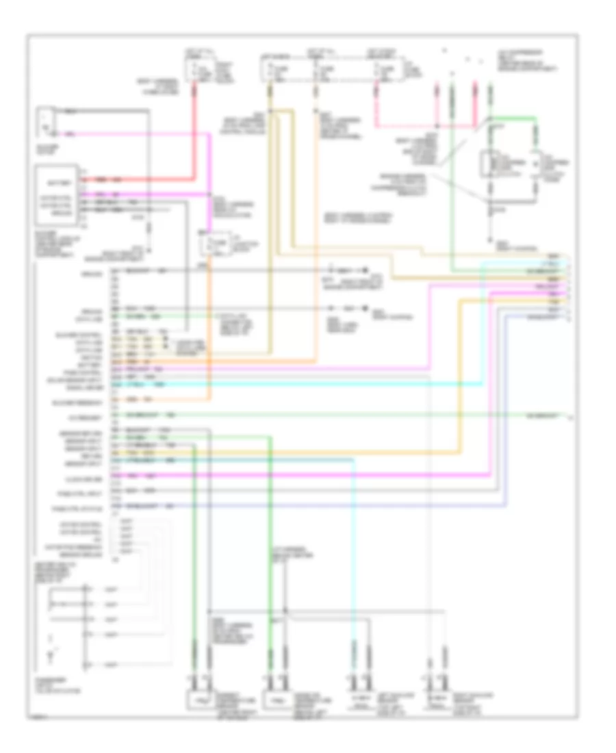 A C Wiring Diagram Auto A C 1 of 2 for Buick LeSabre Custom 1998