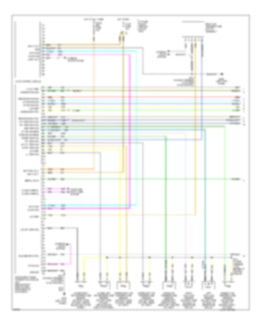 Automatic AC Wiring Diagram (1 of 3) for Buick Park Avenue Ultra 2005
