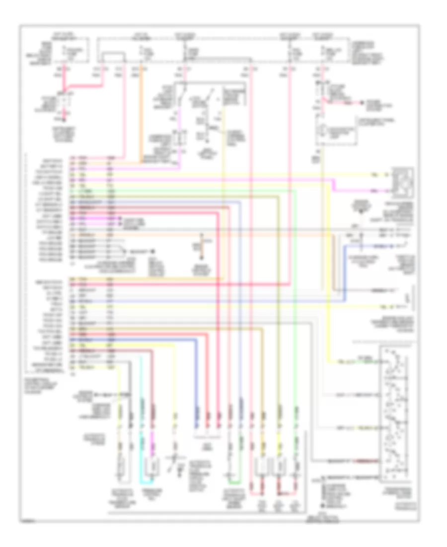3 8L VIN 1 A T Wiring Diagram for Buick Park Avenue Ultra 2005