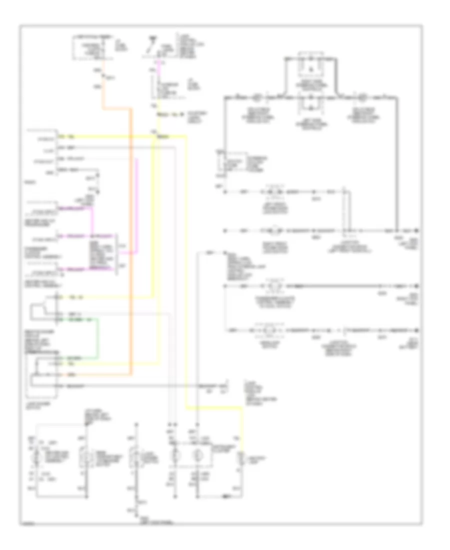 Instrument Illumination Wiring Diagram for Buick LeSabre Limited 1998