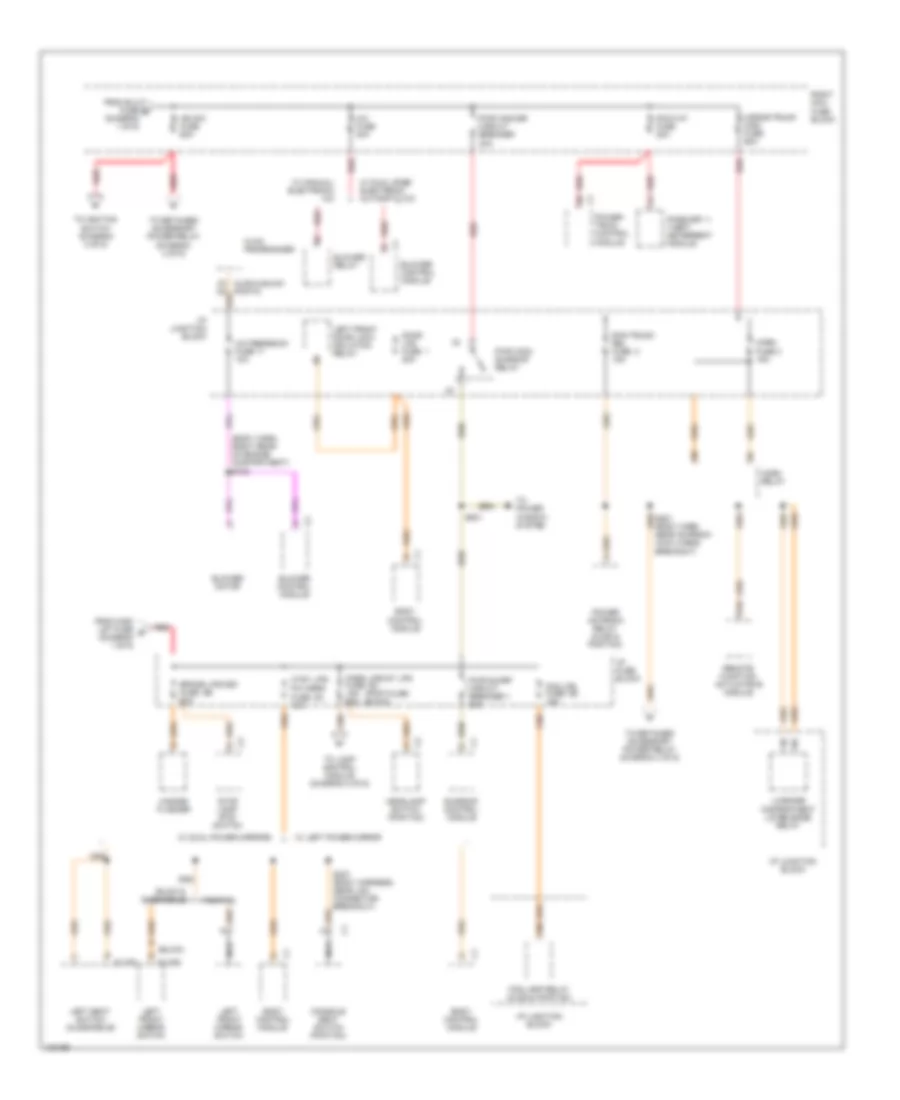 Power Distribution Wiring Diagram (2 of 6) for Buick LeSabre Limited 1998