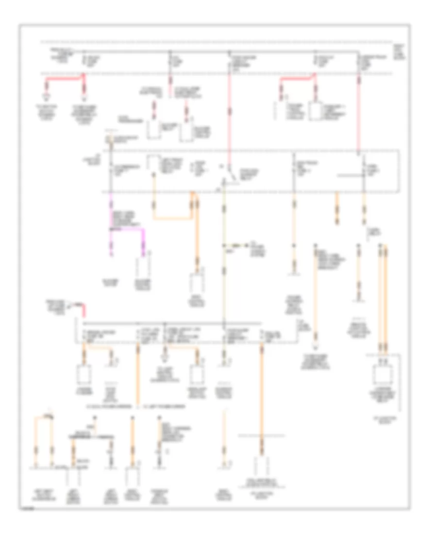 Power Distribution Wiring Diagram 2 of 6 for Buick LeSabre Limited 1998