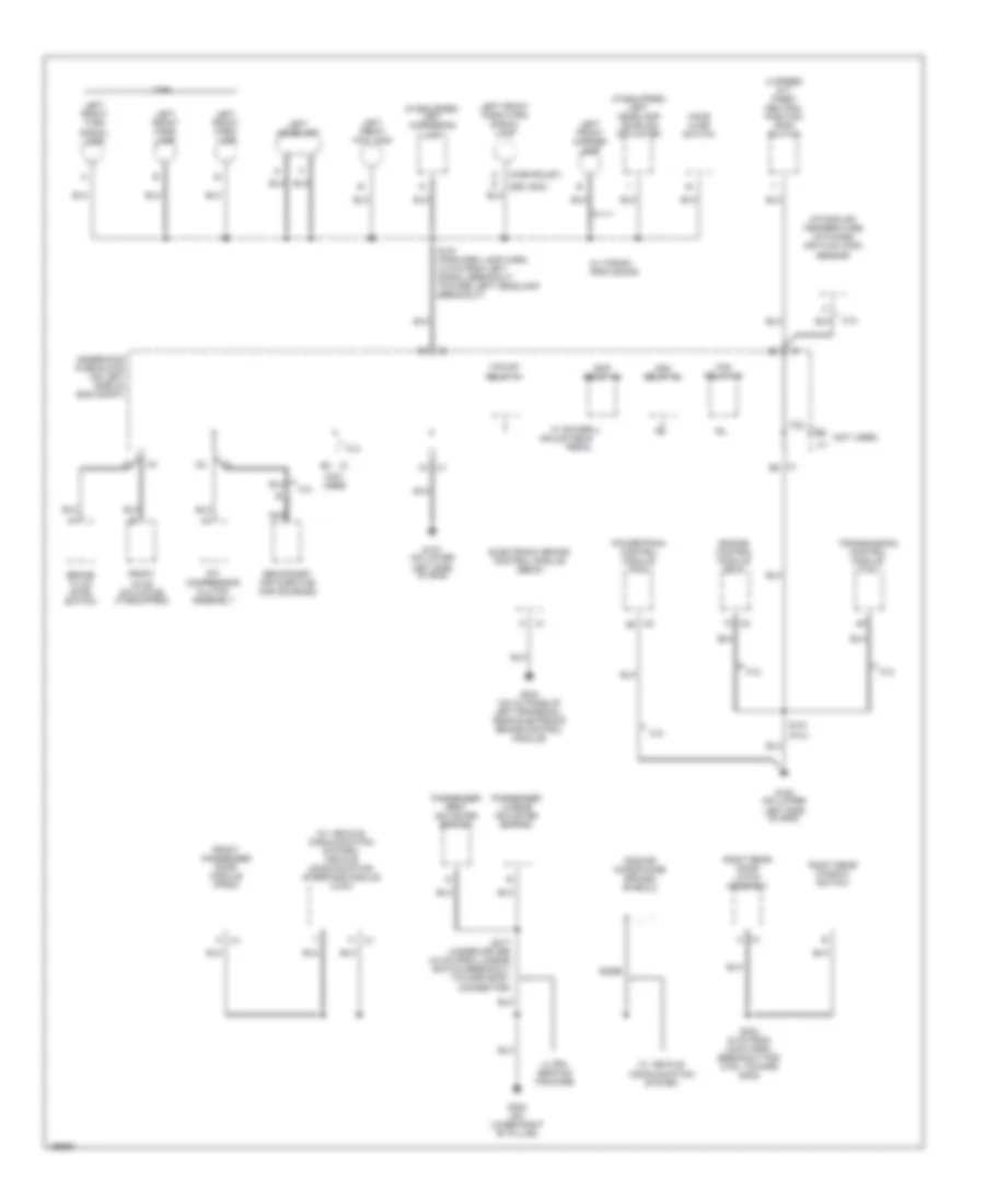 Ground Distribution Wiring Diagram (4 of 6) for Buick Rainier 2005