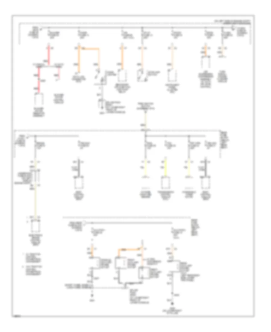 Power Distribution Wiring Diagram (2 of 6) for Buick Rainier 2005