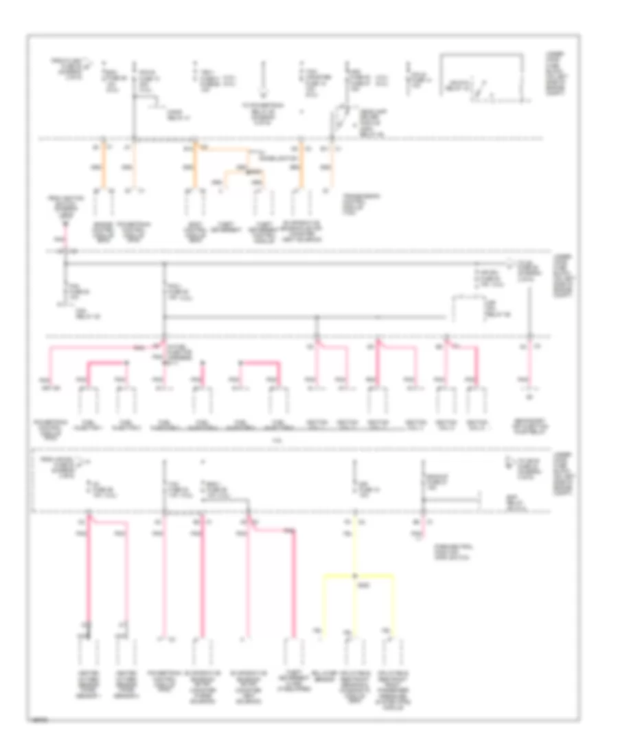 Power Distribution Wiring Diagram (3 of 6) for Buick Rainier 2005