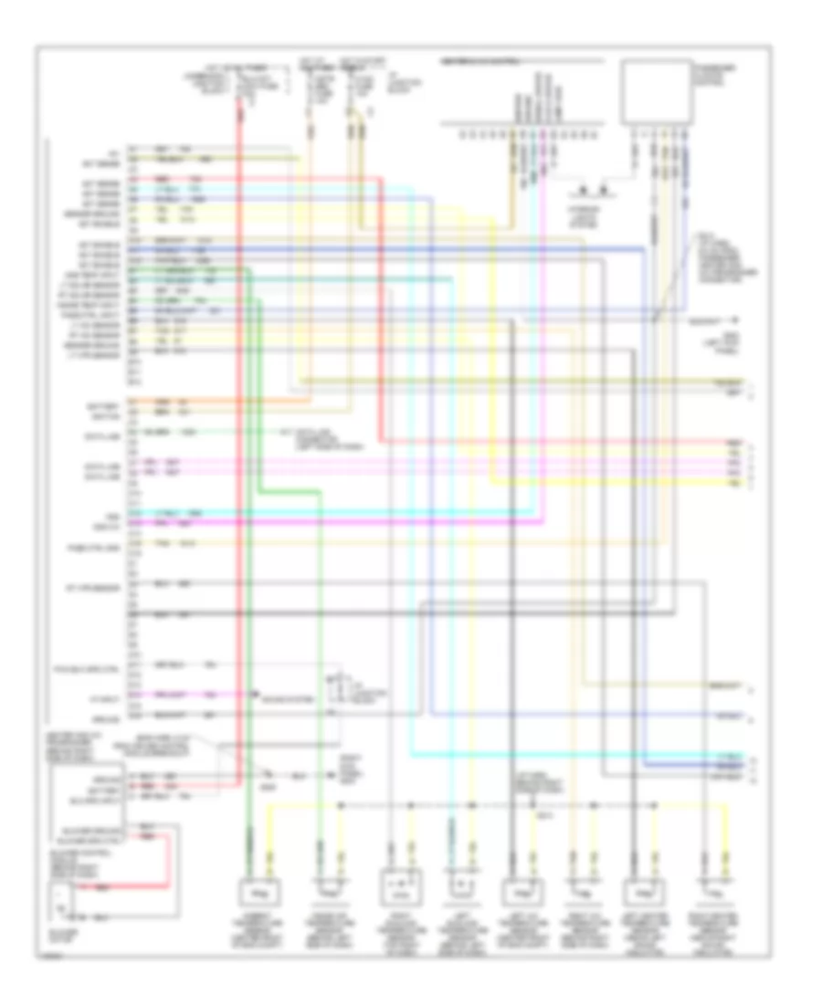A C Wiring Diagram 1 of 2 for Buick Park Avenue 1998