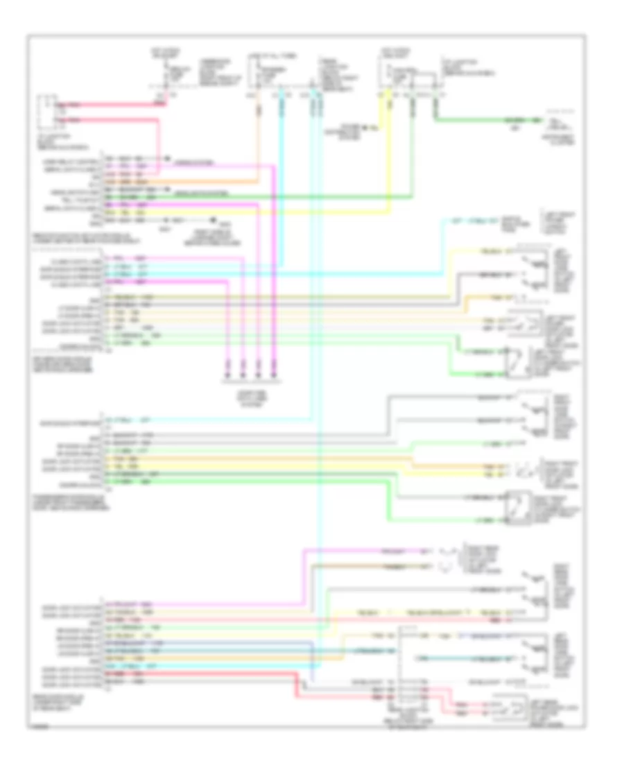 Forced Entry Wiring Diagram for Buick Park Avenue 1998