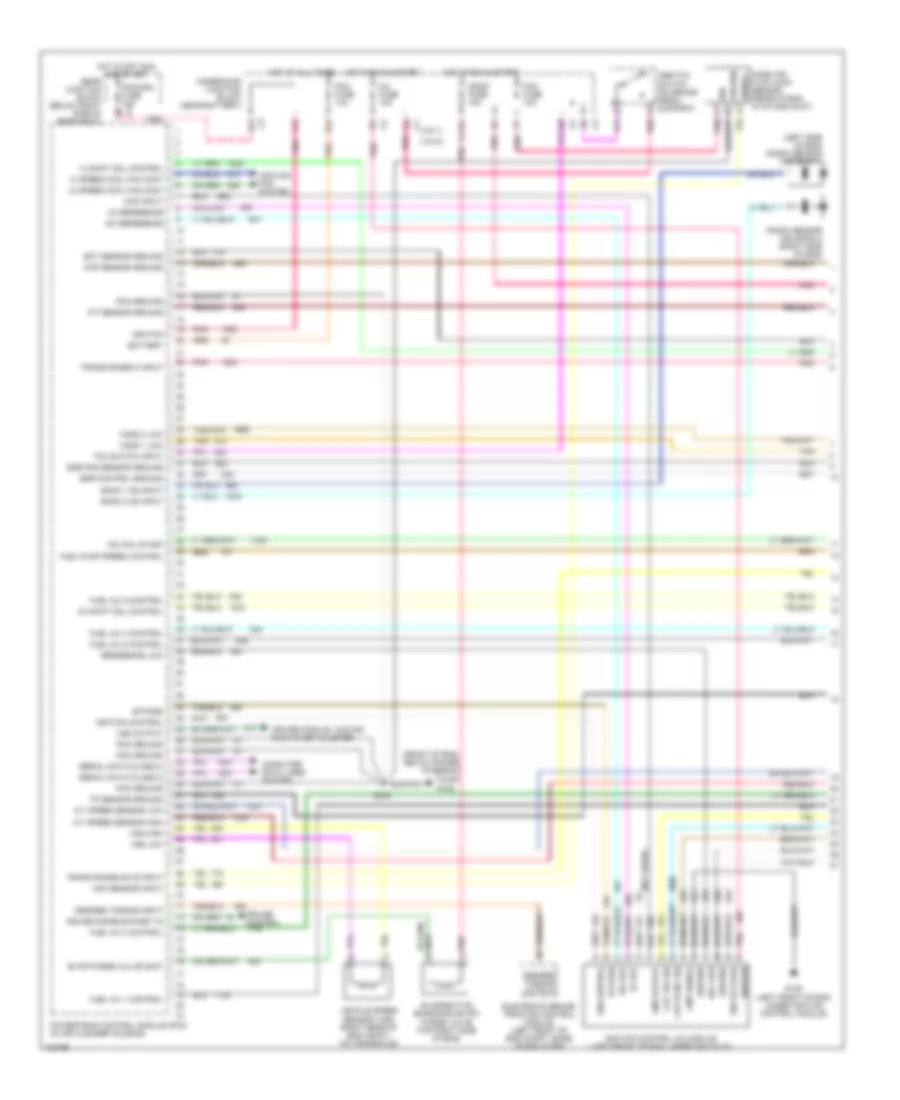 3 8L VIN 1 Engine Performance Wiring Diagrams 1 of 4 for Buick Park Avenue 1998