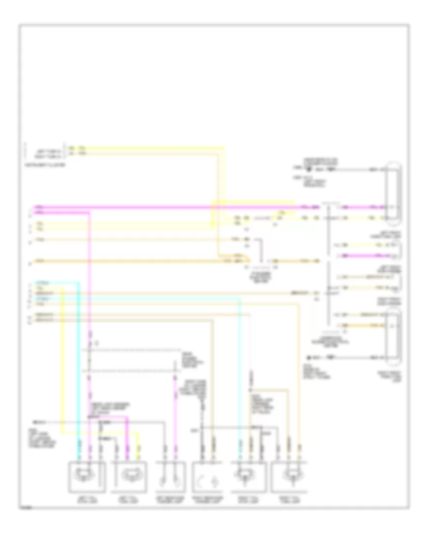 Exterior Lamps Wiring Diagram 2 of 2 for Buick Park Avenue 1998